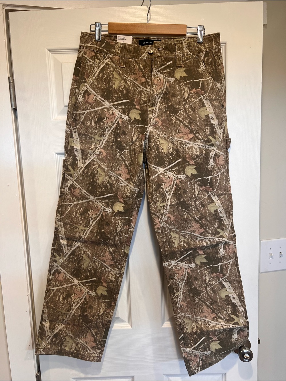Aeropostale Brown Camo Work Pants